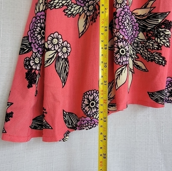 MINKPINK Bright Floral Shift Swing Dress/Top - Picture 9 of 11